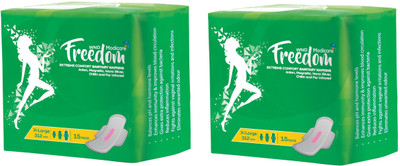 wnd FREEDOM SANITARY NAPKIN -312 mm Pack of 2 Sanitary Pad