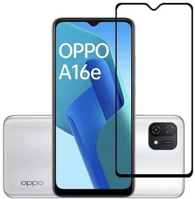 AB PRIME Edge To Edge Tempered Glass for OPPO A16e ,OPPO a16e ,OPPO a16e(Pack of 1)