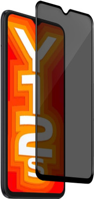 HUPSHY Edge To Edge Tempered Glass for vivo Y12s(Pack of 1)