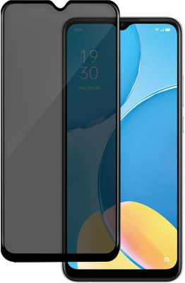 HUPSHY Edge To Edge Tempered Glass for OPPO A15(Pack of 1)