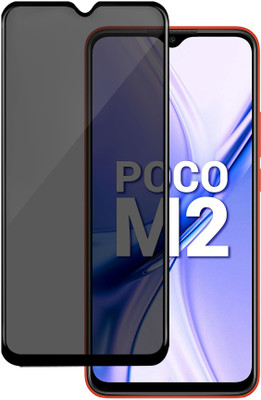 HUPSHY Edge To Edge Tempered Glass for POCO M2(Pack of 1)