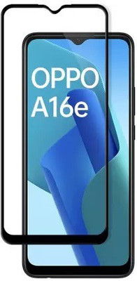TESPARK Edge To Edge Tempered Glass for OPPO A16e, OPPO A16e 5G(Pack of 1)