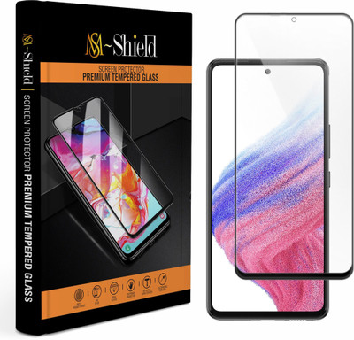 MS-Shield Edge To Edge Tempered Glass for Samsung Galaxy A53 5G, Samsung Galaxy A53(Pack of 1)
