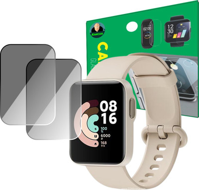 KANCHA Screen Guard for Xiaomi Mi Watch Lite smartwatch(Pack of 2)