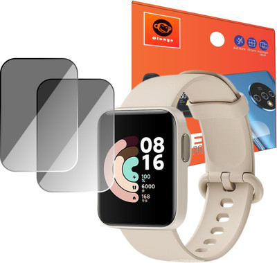 Olonga Screen Guard for Xiaomi Mi Watch Lite smartwatch(Pack of 2)