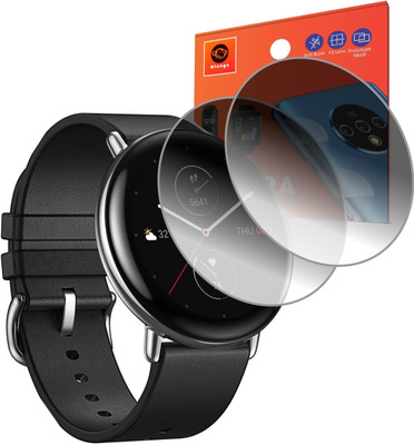 Olonga Screen Guard for Amazfit zepp e (round) Smartwatch(Pack of 2)