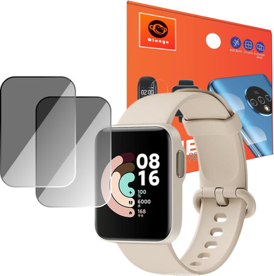 Olonga Screen Guard for Xiaomi Mi Watch Lite smartwatch(Pack of 2)