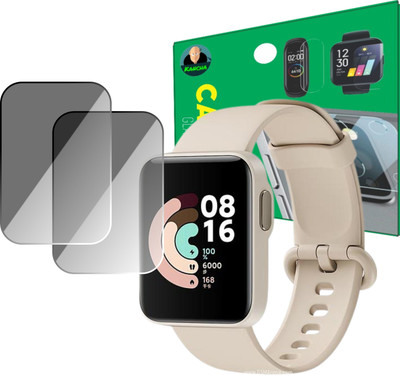 KANCHA Screen Guard for Xiaomi Mi Watch Lite smartwatch(Pack of 2)