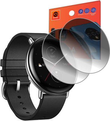 Olonga Screen Guard for Amazfit zepp e (round) Smartwatch(Pack of 2)