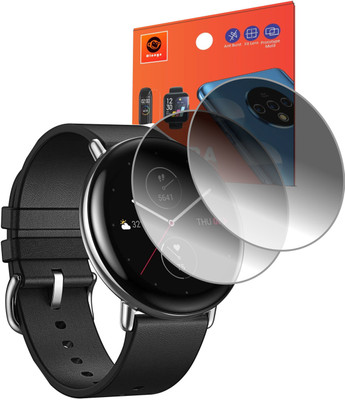 Olonga Screen Guard for Amazfit zepp e (round) Smartwatch(Pack of 2)