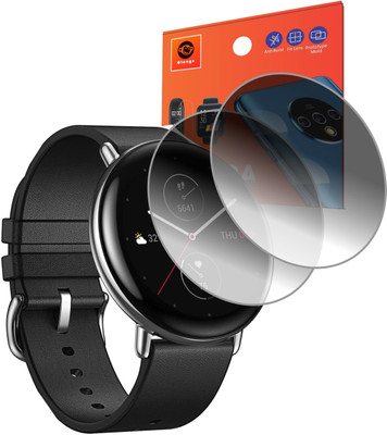 Olonga Screen Guard for Amazfit zepp e (round) Smartwatch(Pack of 2)