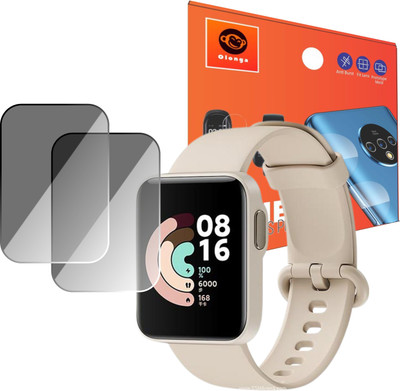 Olonga Screen Guard for Xiaomi Mi Watch Lite smartwatch(Pack of 2)