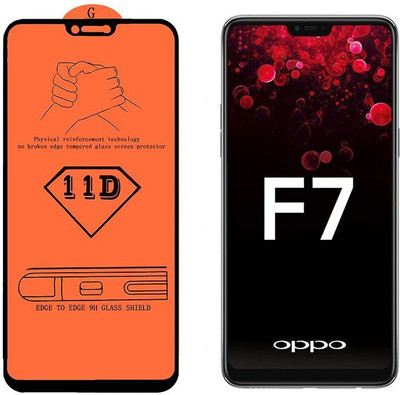 Desithat Tempered Glass Guard for OPPO F7(Pack of 1)