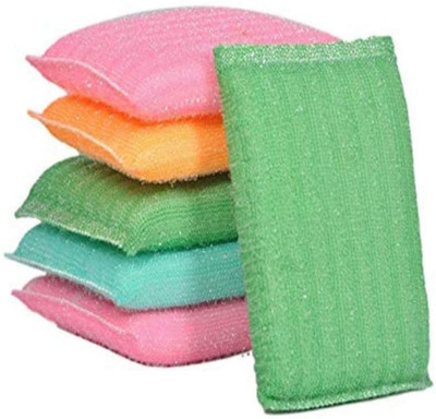 v n traders kitchen utensil scrubber pad pack of 6 Scrub Sponge(Regular, Pack of 6)