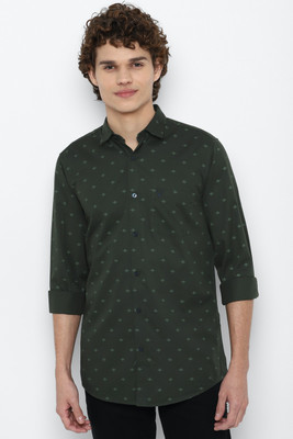 Allen Solly Men Printed Casual Green Shirt