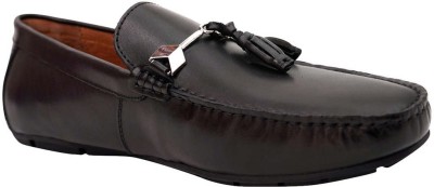 COBBLERZ CZM-C067 Loafers For Men(Black , 5)