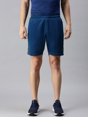 GENX INSSTADRY Solid Men Blue Sports Shorts