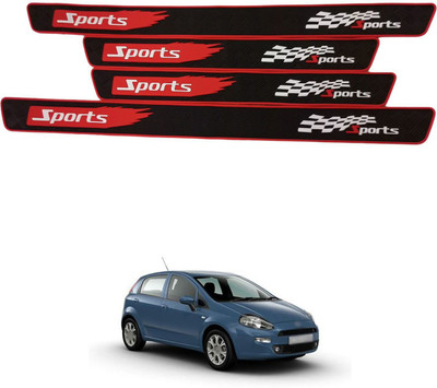 PECUNIA Rubber Car Door Guard(Multicolor, Pack of 4, Fiat, Punto)