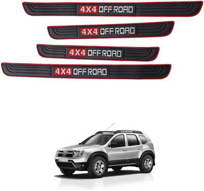 PECUNIA Rubber Car Door Guard(Multicolor, Pack of 4, Renault, Duster)