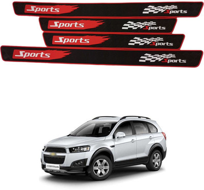 PECUNIA Rubber Car Bumper Guard(Multicolor, Pack of 4, Chevrolet, Captiva)