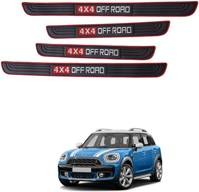 PECUNIA Rubber Car Bumper Guard(Multicolor, Pack of 4, Mini, Countryman)