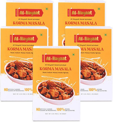 Hayaat KORMA MASALA ( Classic , Hot & Spicy) - Easy to Cook Mix masalas(250)