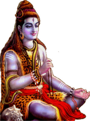 Decals Point 49 cm shankar bhagwan Self Adhesive Sticker(Pack of 1)