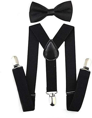 ACCERY Y- Back Suspenders for Men(Black)