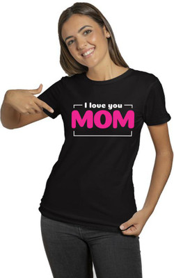 Raavi colors Graphic Print Women Round Neck Black T-Shirt