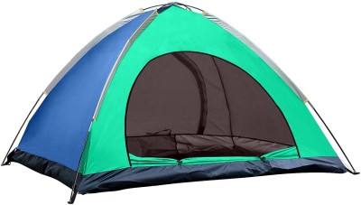 Strauss 2 Person Waterproof Portable Camping Tent | Useful for Outdoors, Picnic, Hiking Tent - For All Age Group(Green)