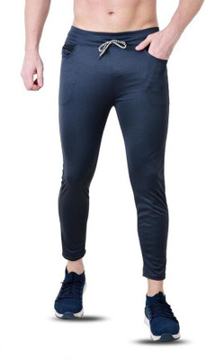 AMFABRICS Solid Men Grey Track Pants