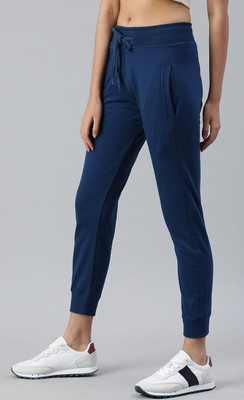 ADBUCKS Solid Women Blue Track Pants