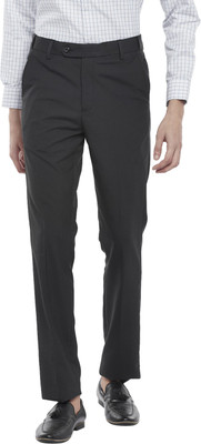Byford by Pantaloons Slim Fit Men Black Trousers