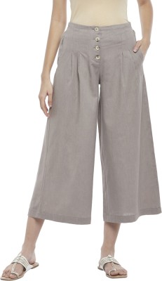 Akkriti by Pantaloons Regular Fit Women Grey Trousers