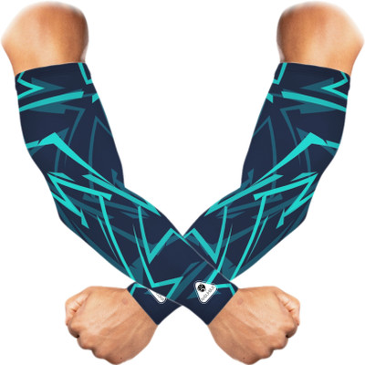 SUBHUSHA Polyester, Nylon Arm Sleeve For Men & Women(Free, Green)