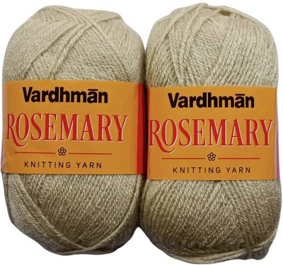 JEFFY Vardhman Rosemary Wool Hand Knitting/Art Craft Soft Yarn, 600 Gram Shade no-2