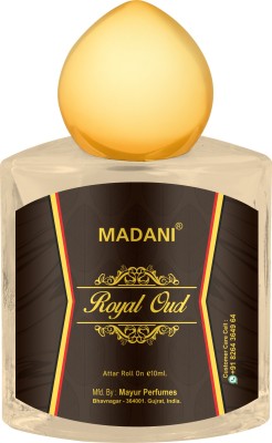 Madani Royal Oud Luxurious Unisex Attar Roll On 24 Hours Long Lasting 10 ml Floral Attar(Amber, Dehn el oud, Oud (agarwood), Natural)