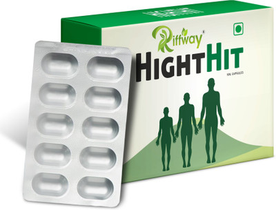Riffway Height Hit Herbal Capsules Developes Bones Structure Improves Muscles(10 Capsules)