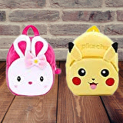 INDIGNITE Small 12 L Backpack Small 12 L Backpack Soft Plush Backpack (KONGEE RABBIT BAG ) 12 L Backpack(Yellow)