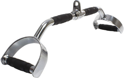 B fit 28 Inch Pro-Grip Heavy Lat Bar Multi-training Bar(Silver)