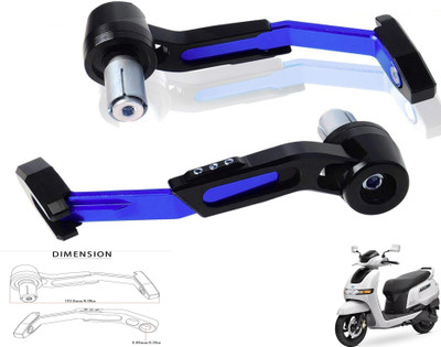 Generox CNC Adjustable Lever Protector Guard For iQube Bike Crash Guard(TVS)