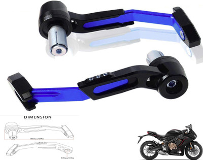 Generox CNC Adjustable Lever Protector Guard For CBR650R Bike Crash Guard(Honda)