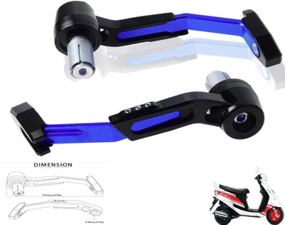 Generox CNC Adjustable Lever Protector Guard For Rodeo Bike Crash Guard(Mahindra)