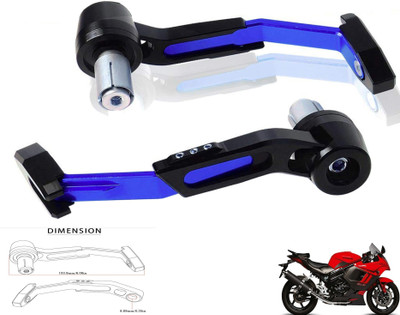 Generox LeverGuardBlue2pcs2489 Bike Crash Guard(Hyosung)