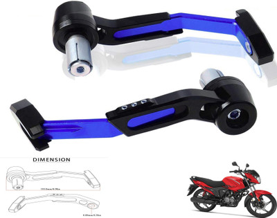 Generox CNC Adjustable Lever Protector Guard For MotoCorp Glamour Bike Crash Guard(Hero)