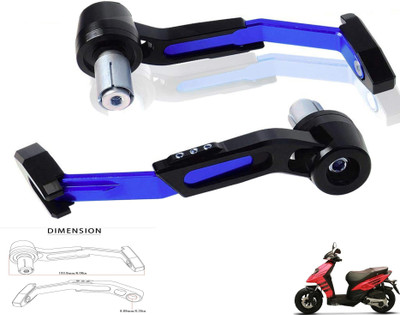Generox CNC Adjustable Lever Protector Guard For Storm 125 Bike Crash Guard(Aprilia)