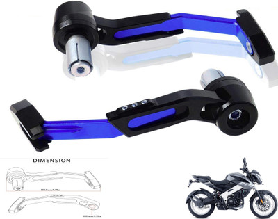 Generox CNC Adjustable Lever Protector Guard For Pulsar NS 200 Bike Crash Guard(Bajaj)