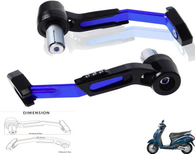 Generox CNC Adjustable Lever Protector Guard For Activa 4G Bike Crash Guard(Honda)