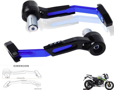 Generox LeverGuardBlue2pcs2354 Bike Crash Guard(TVS)