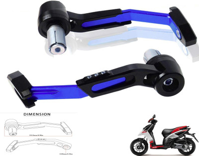 Generox LeverGuardBlue2pcs2305 Bike Crash Guard(Aprilia)